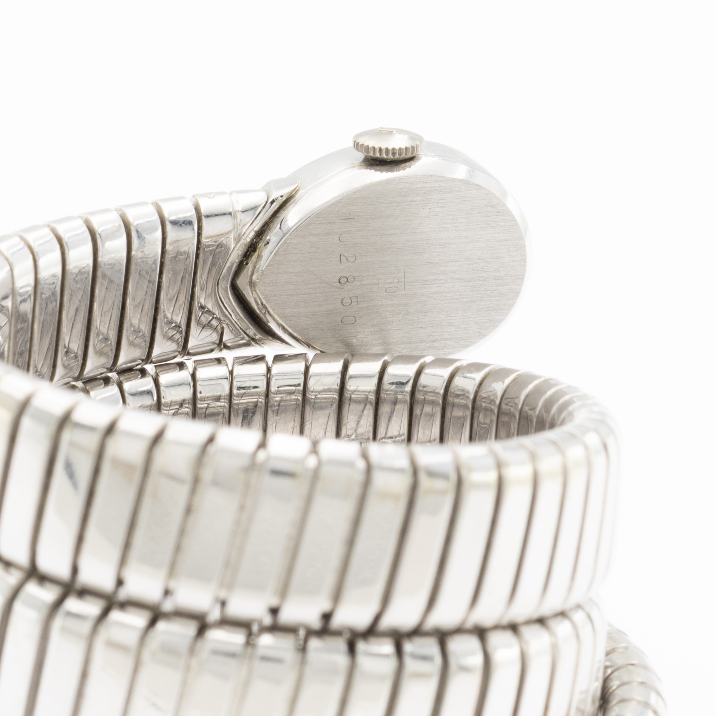 Bvlgari - Orologio da donna Tubogas Serpente in oro bianco 18kt, circa 1960