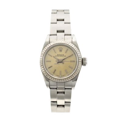 Rolex, Oyster Perpetual orologio da donna in acciaio, ref. 67194 - T410709