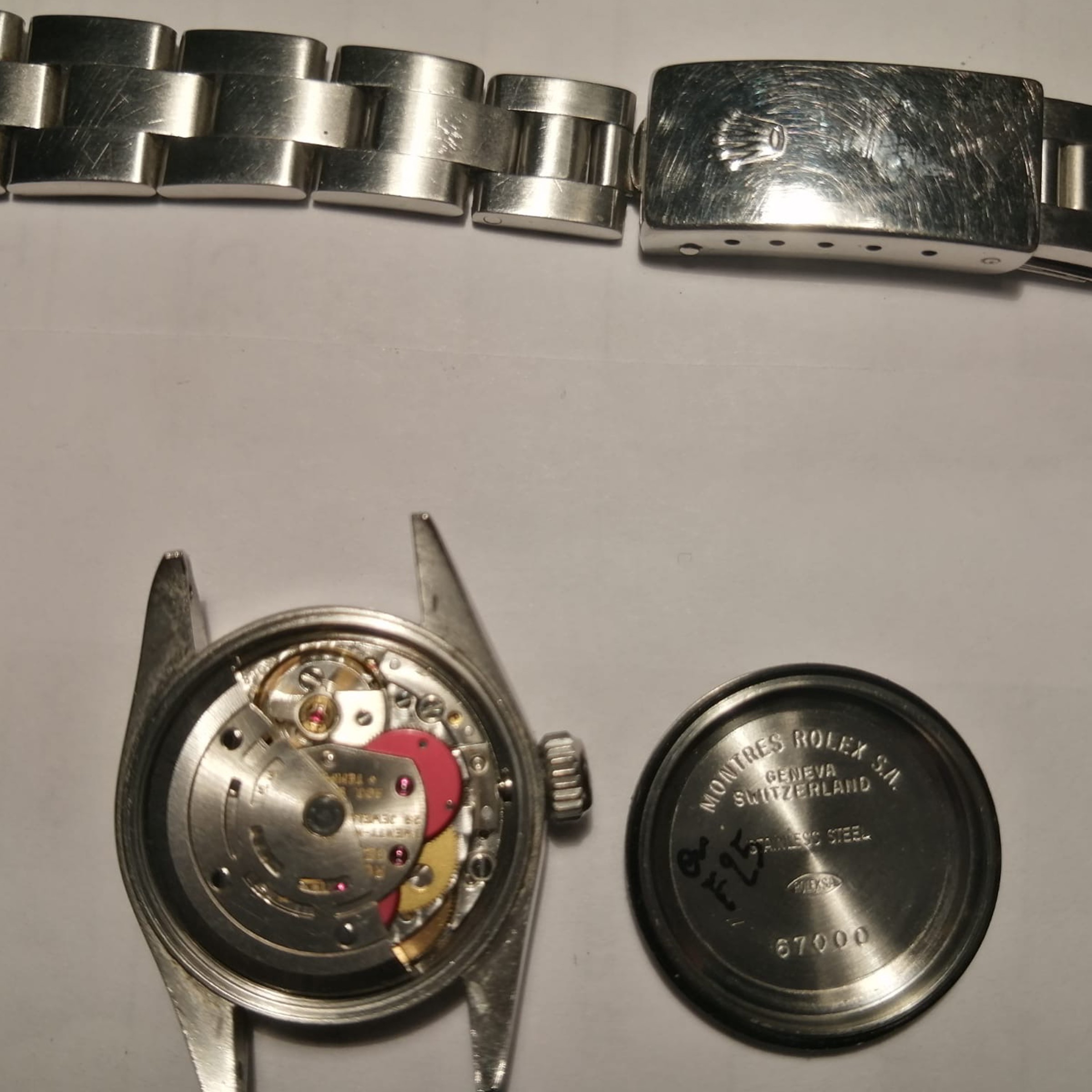 Rolex, Oyster Perpetual orologio da donna in acciaio, ref. 67194 - T410709