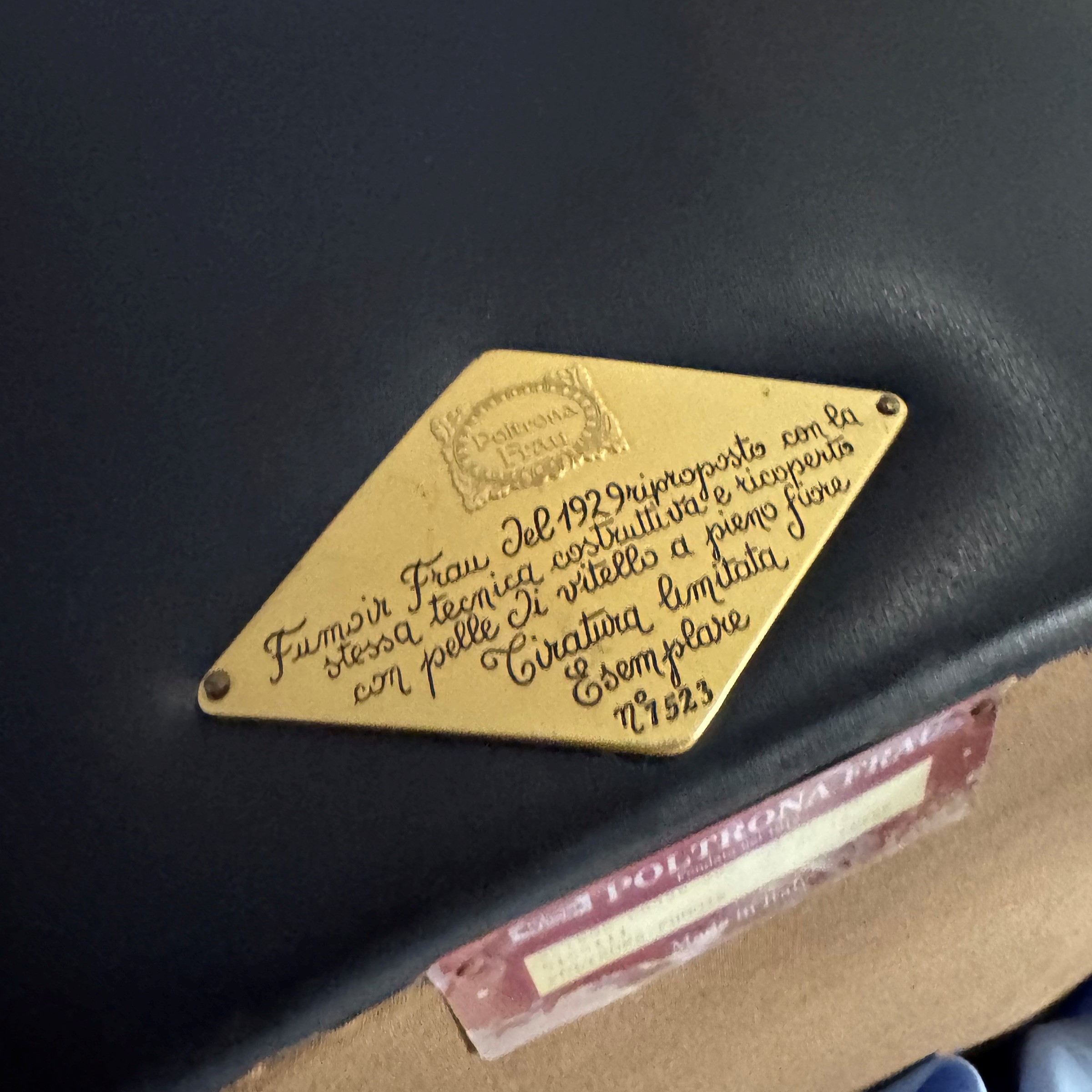 Renzo Frau, prod. Poltrona Frau