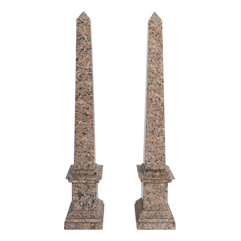 Coppia di obelischi in marmo granito di Assuan