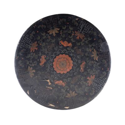 Scatola in legno laccato, Cina, XIX-XX secolo