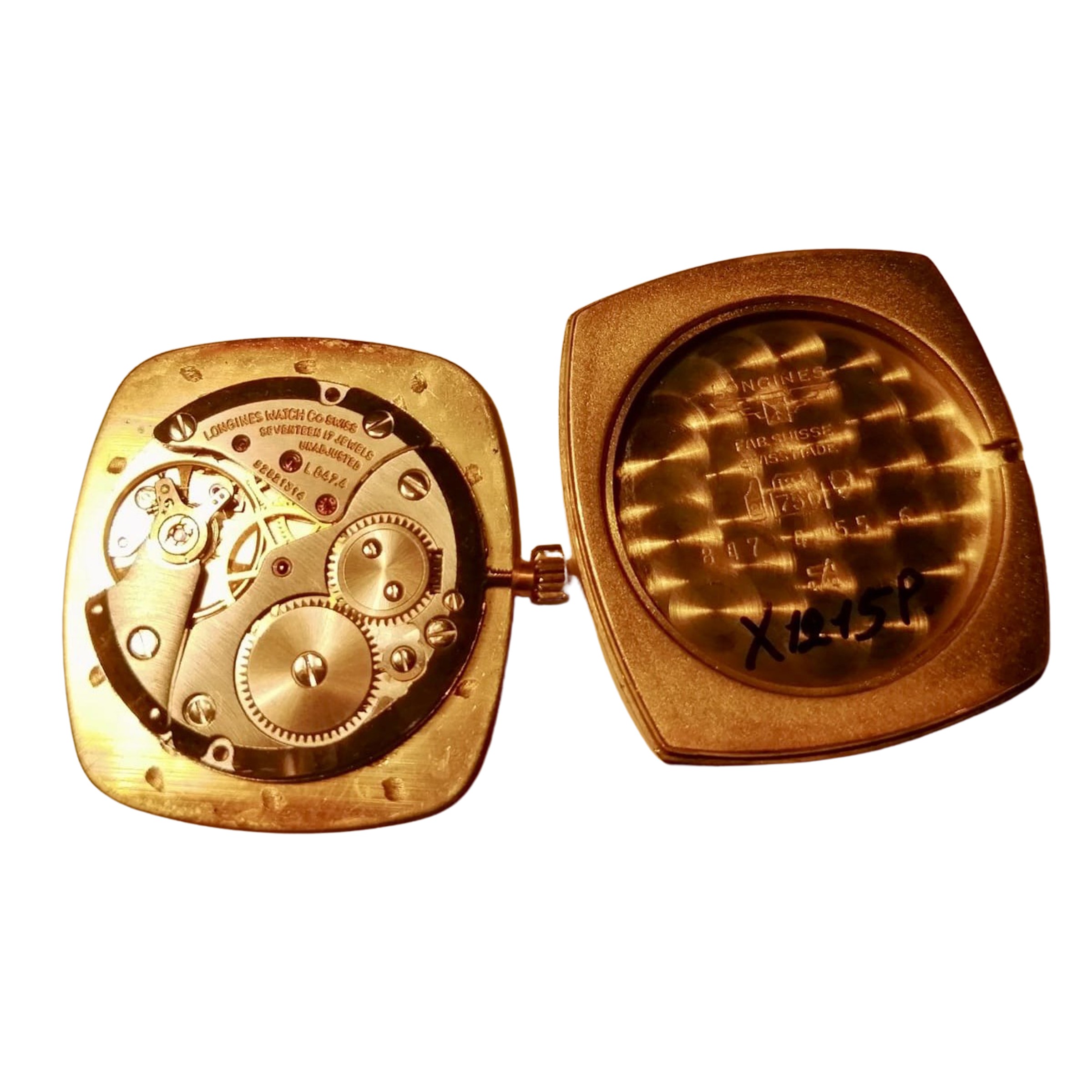 Longines - Orologio da polso in oro giallo 18 kt (ref. 17805477), anni 80/90