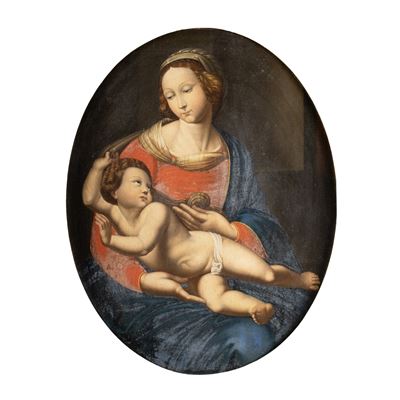 Raffaello Sanzio, Madonna Bridgewater, olio su tela