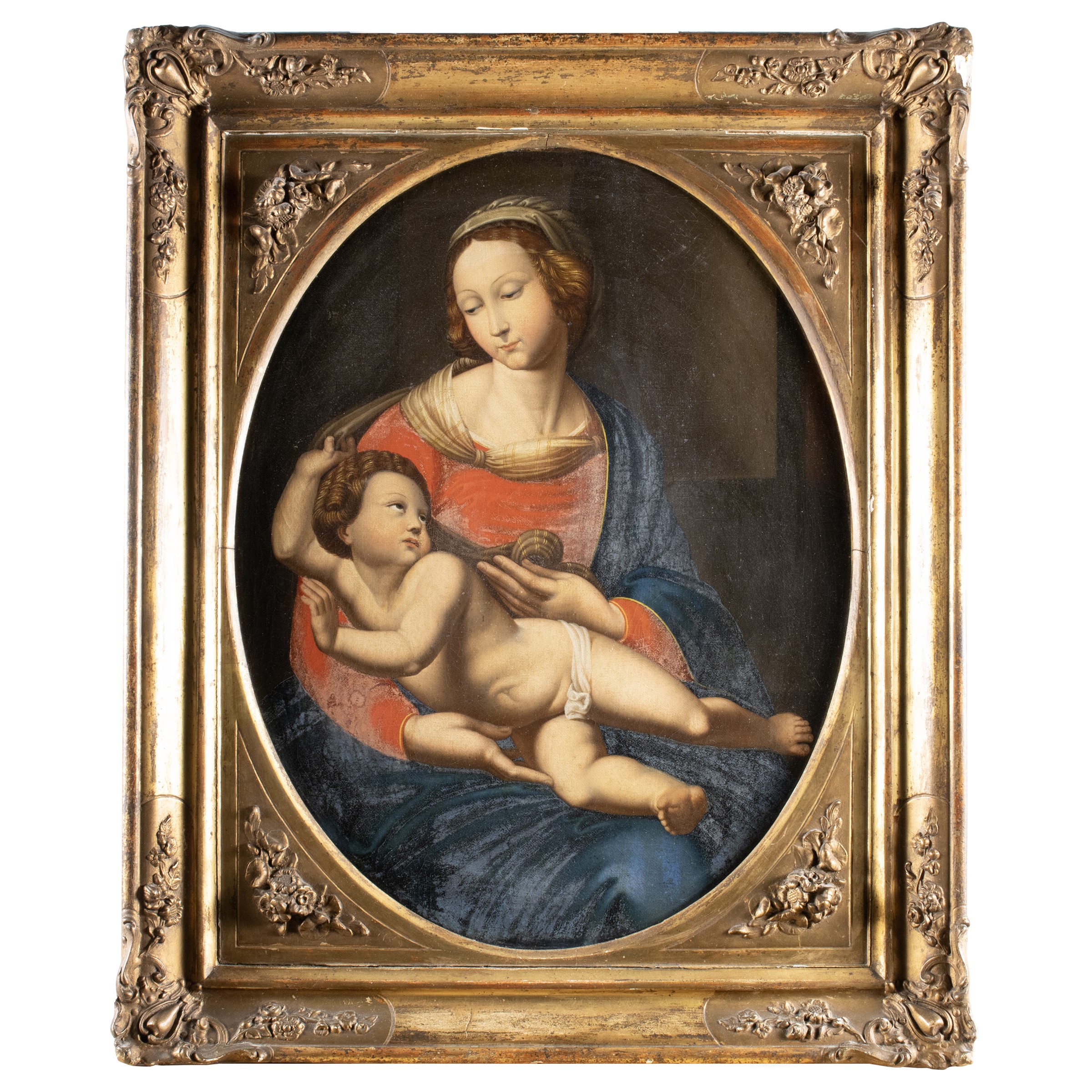 Raffaello Sanzio, Madonna Bridgewater, olio su tela