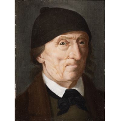 Pittore nord europeo, Ritratto maschile, olio su tela