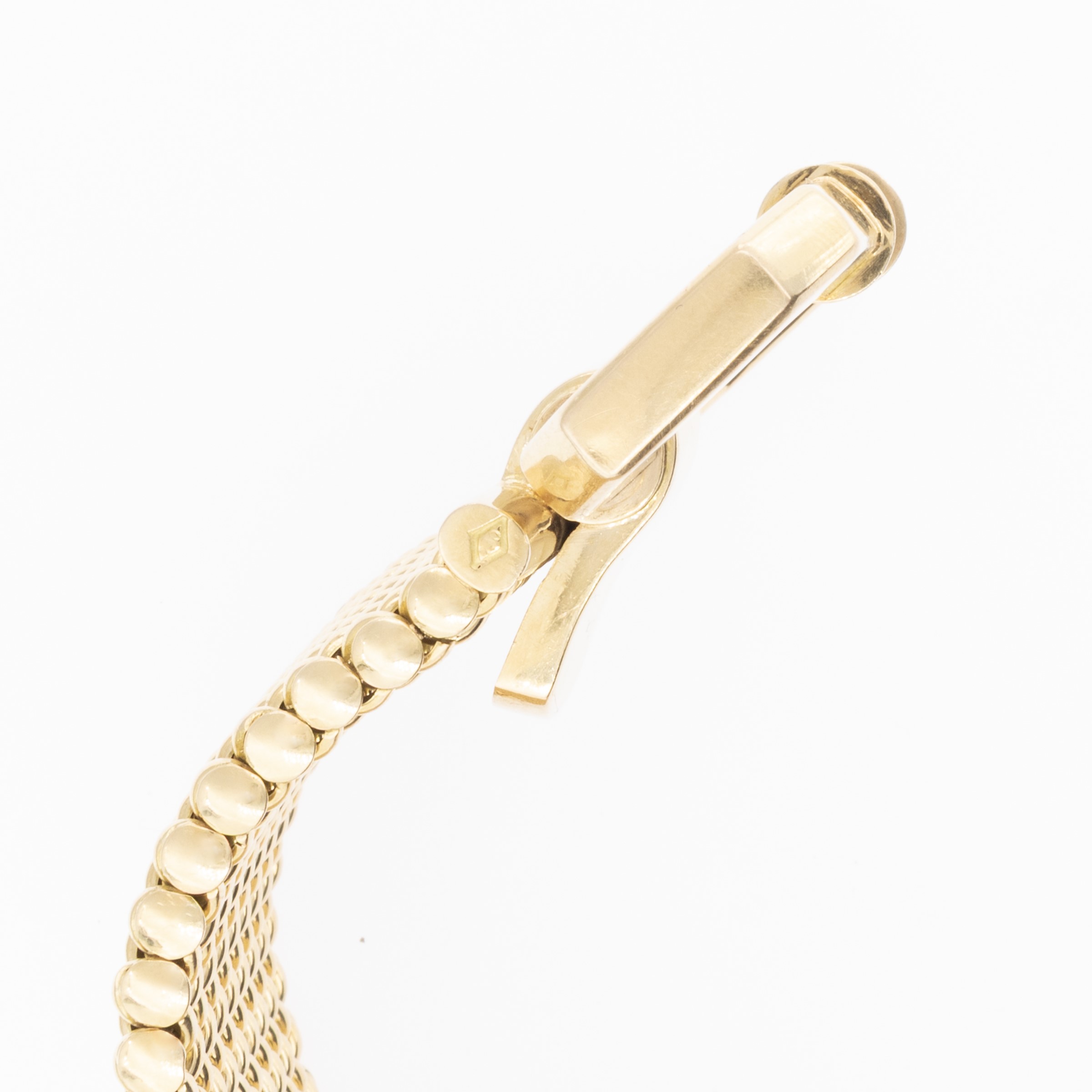 Bracciale a fascia alta in oro giallo 18kt