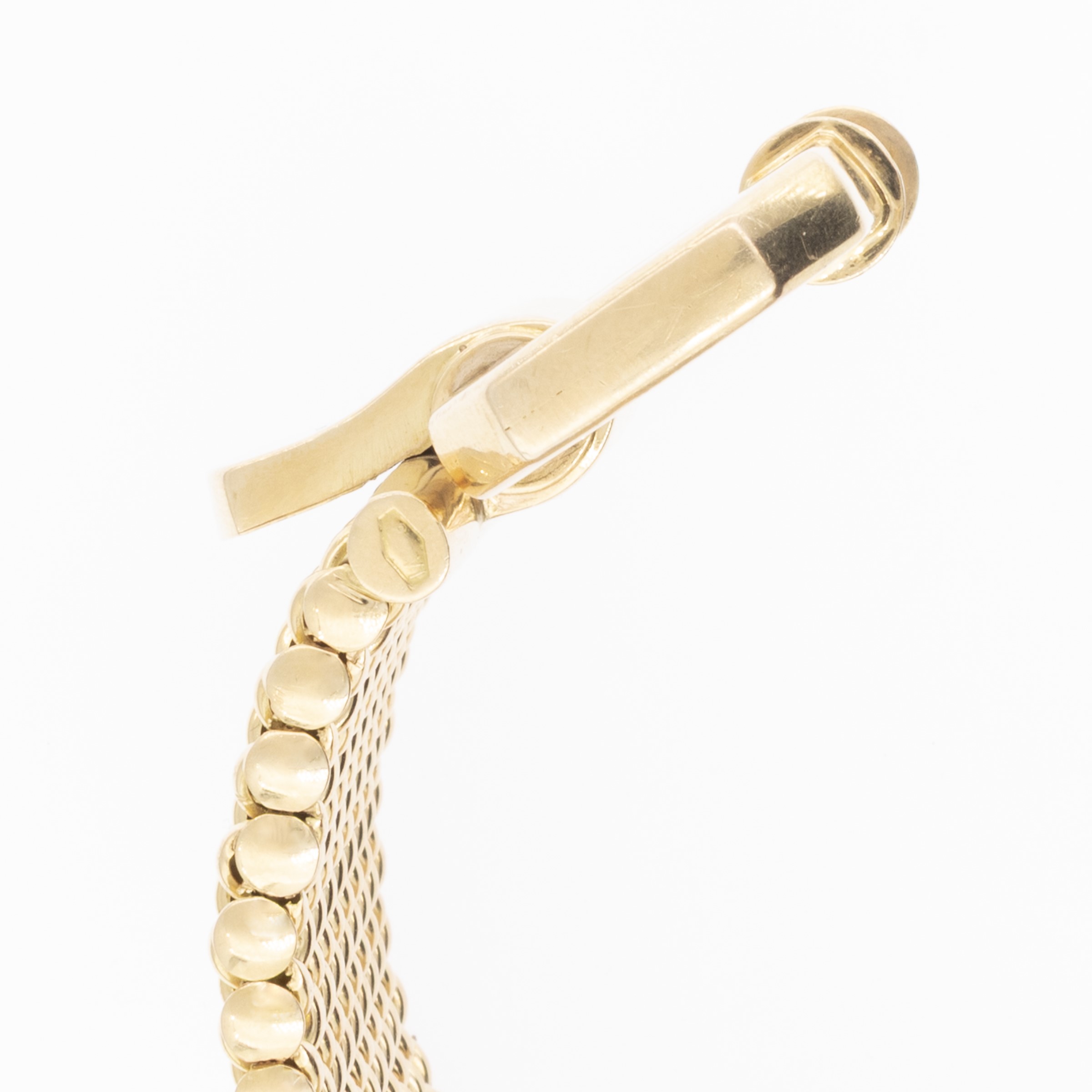 Bracciale a fascia alta in oro giallo 18kt