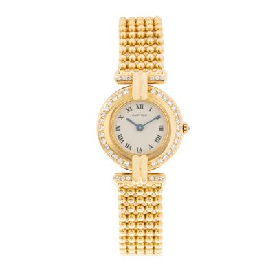 Orologio da donna in oro giallo 18kt con diamanti