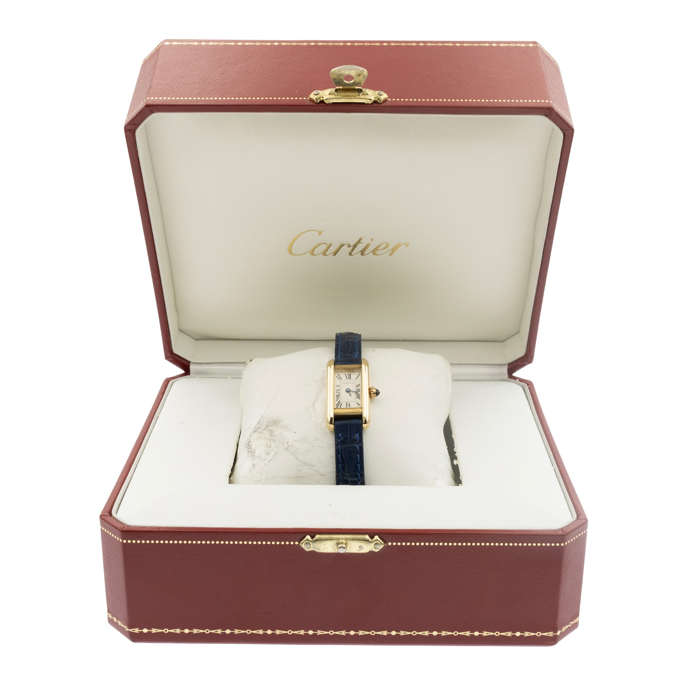 Cartier - Mini Tank orologio da donna in oro giallo 18kt