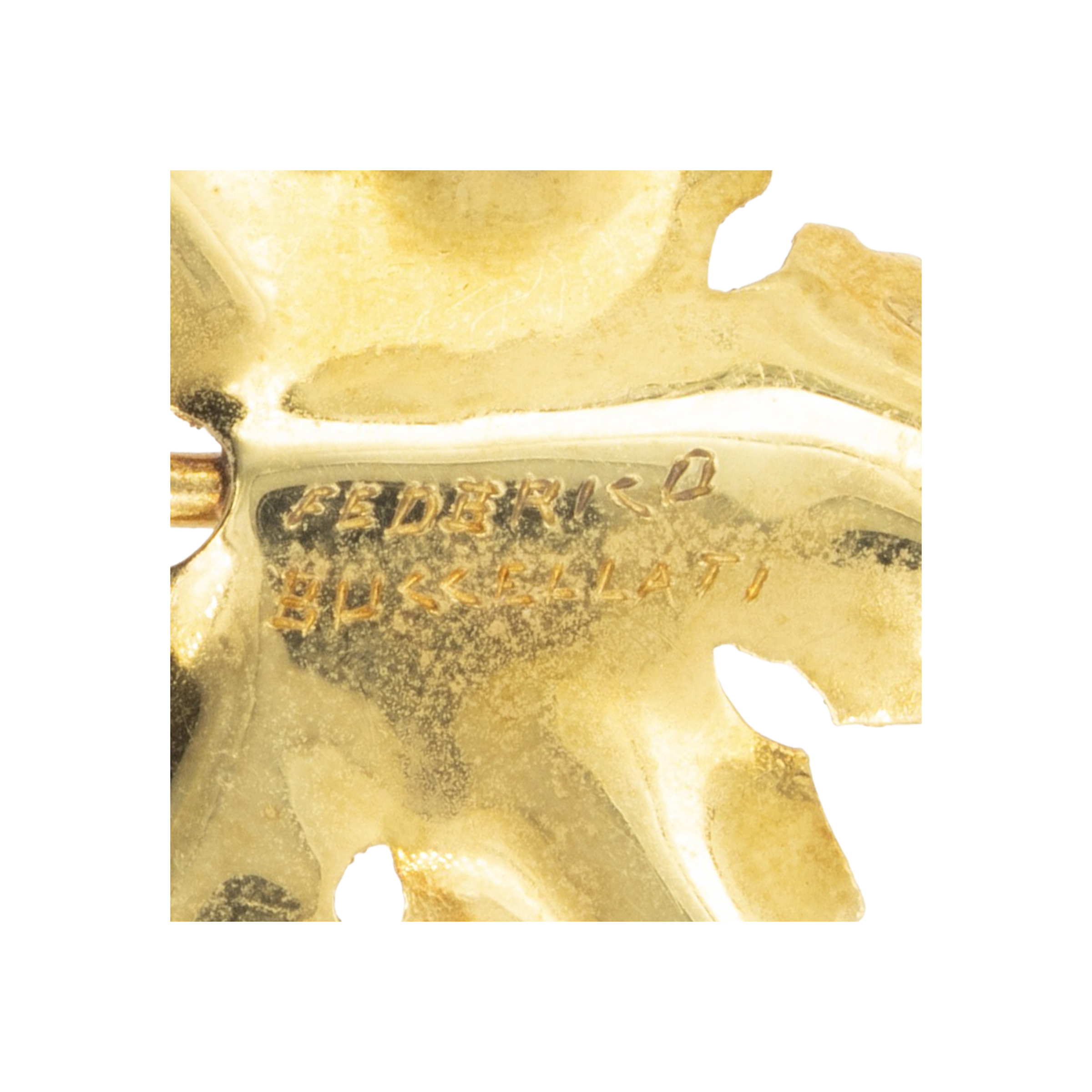 demi parure edera in oro giallo 18kt