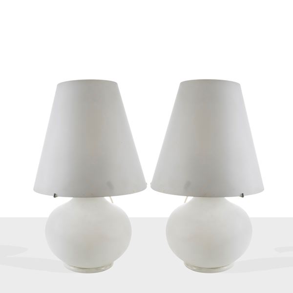 Prod. Fontana Arte, nello stile di  (Italia, anni 60)  - Asta DESIGN E ARTI DECORATIVE DEL 900 - Colasanti Casa d'Aste