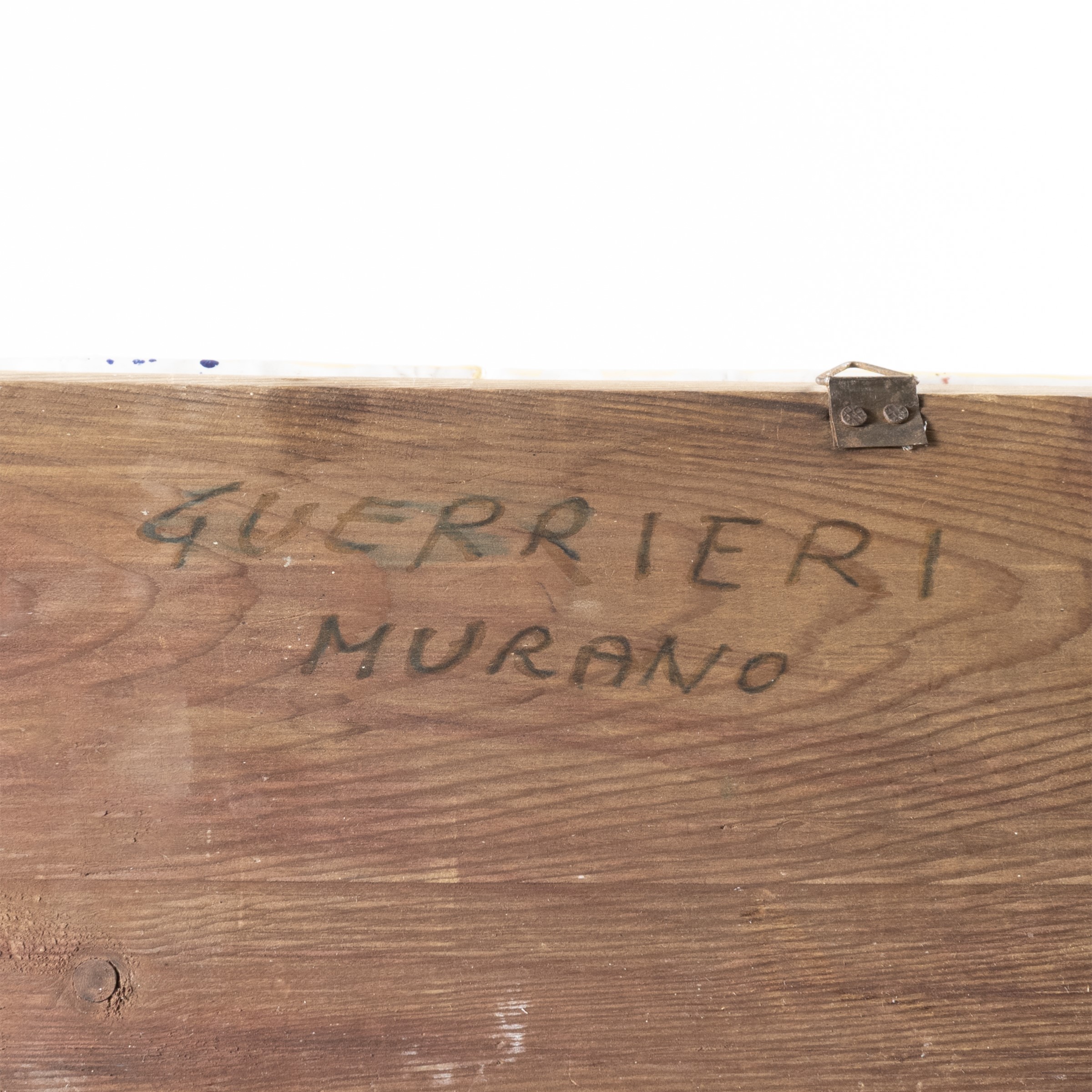 Giulio Guerrieri, appendiabiti in ceramica policroma e legno (Murano, anni ’50-’60)