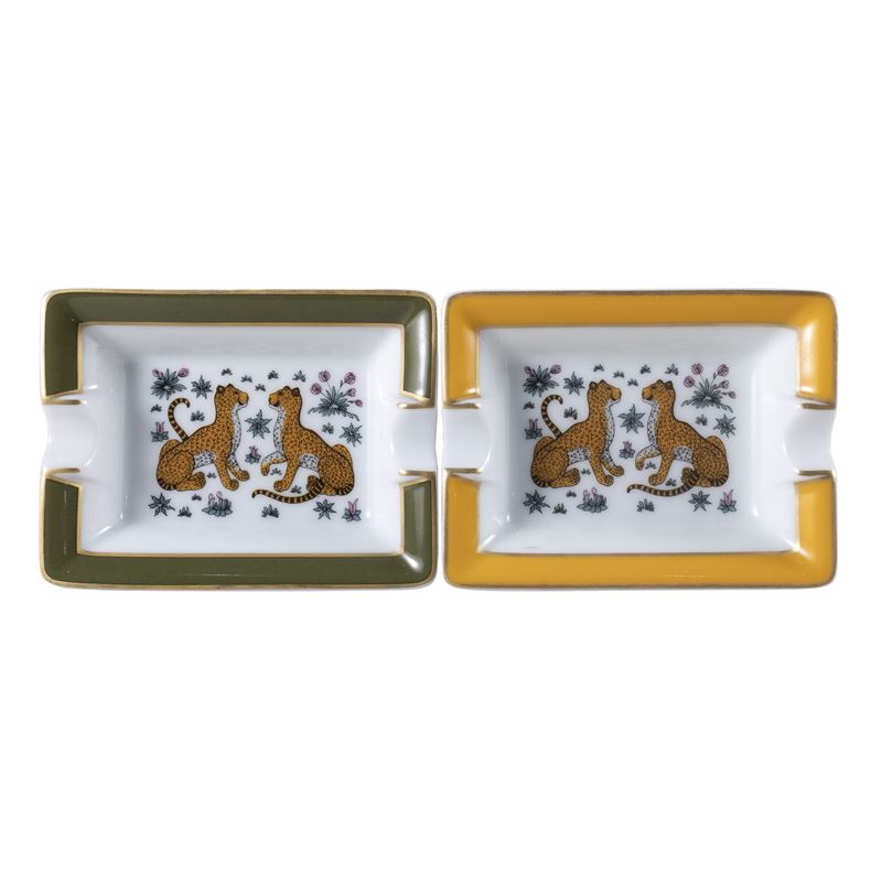 coppia di posacenere collezione Guepards