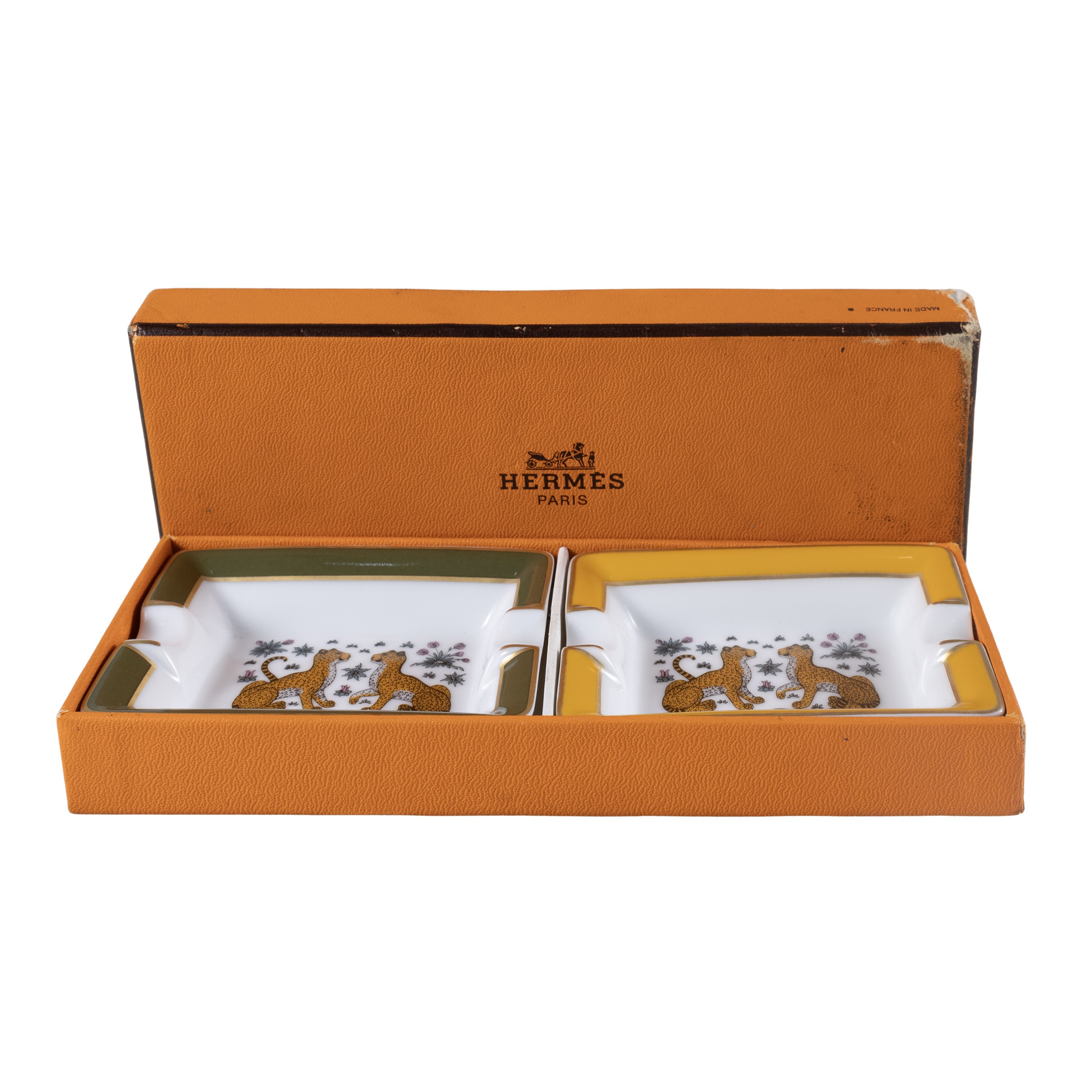 coppia di posacenere collezione Guepards