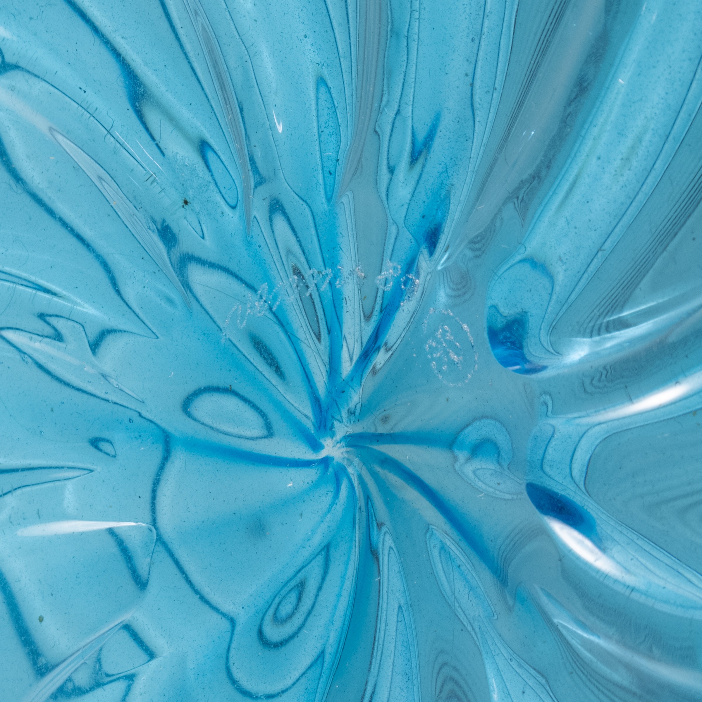 Owe Thorssen Birgitta Carlsson & - Vaso in vetro soffiato colorato (Murano, 1989)