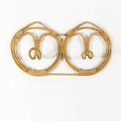 Franco Albini, produzione Bonacina, Appendiabiti da parete in bambù