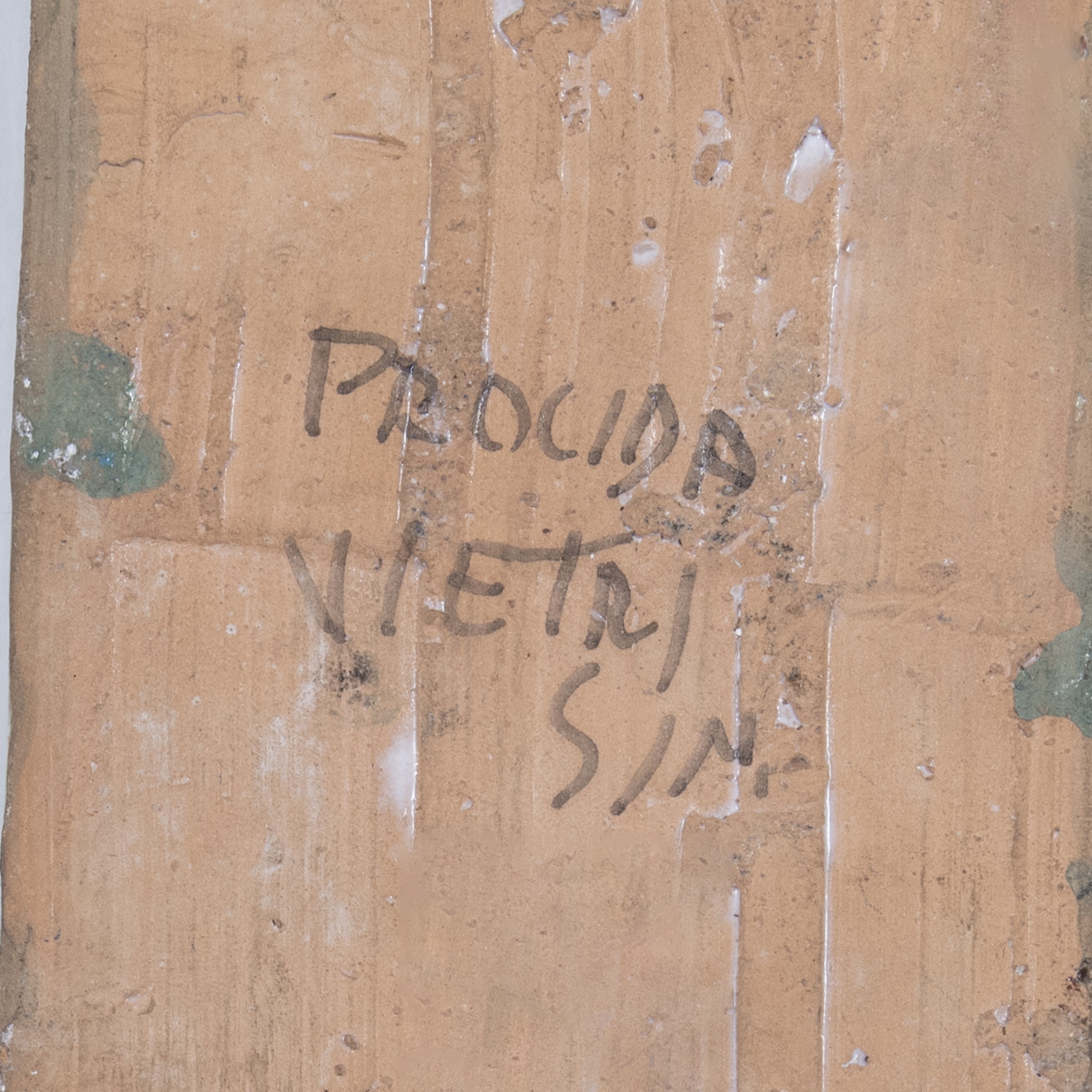 Salvatore Procida - Placca in ceramica policroma firmata