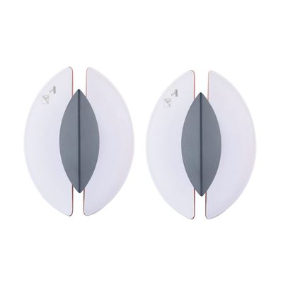 Coppia di lampade da parete o soffitto mod. Glassa