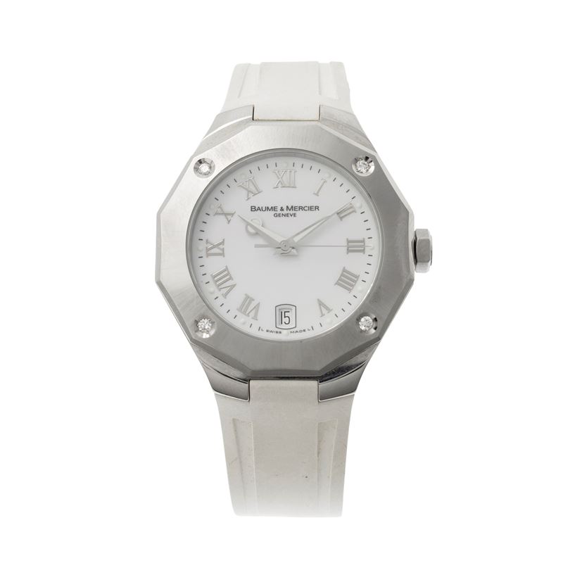 Baume Mercier - Baume & Mercier, Riviera orologio da polso in acciaio