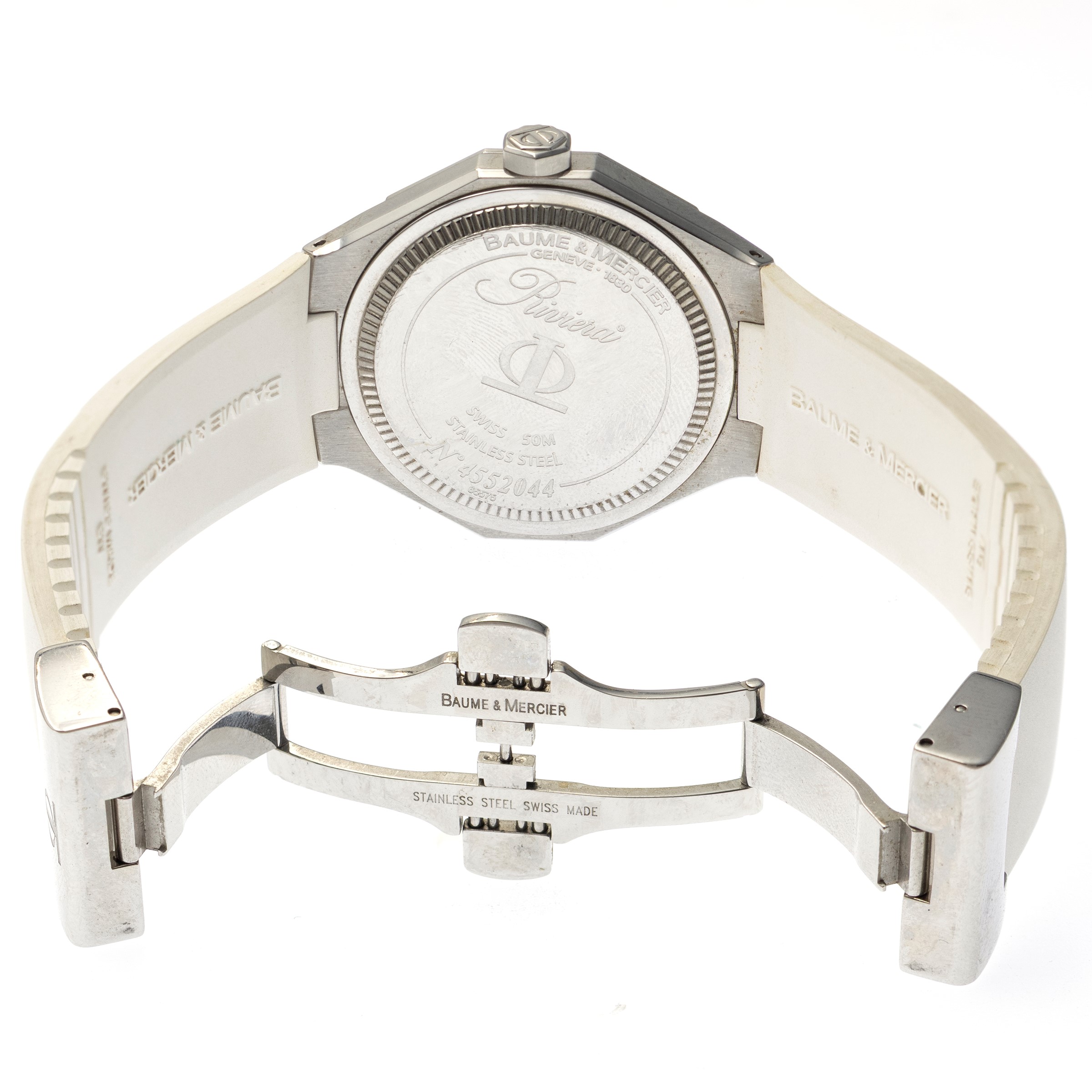Baume Mercier - Baume & Mercier, Riviera orologio da polso in acciaio