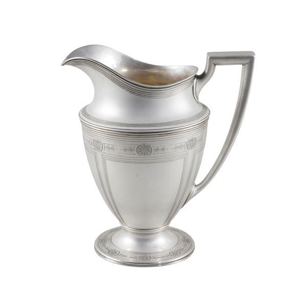 Tiffany & Co., silver and vermeil carafe