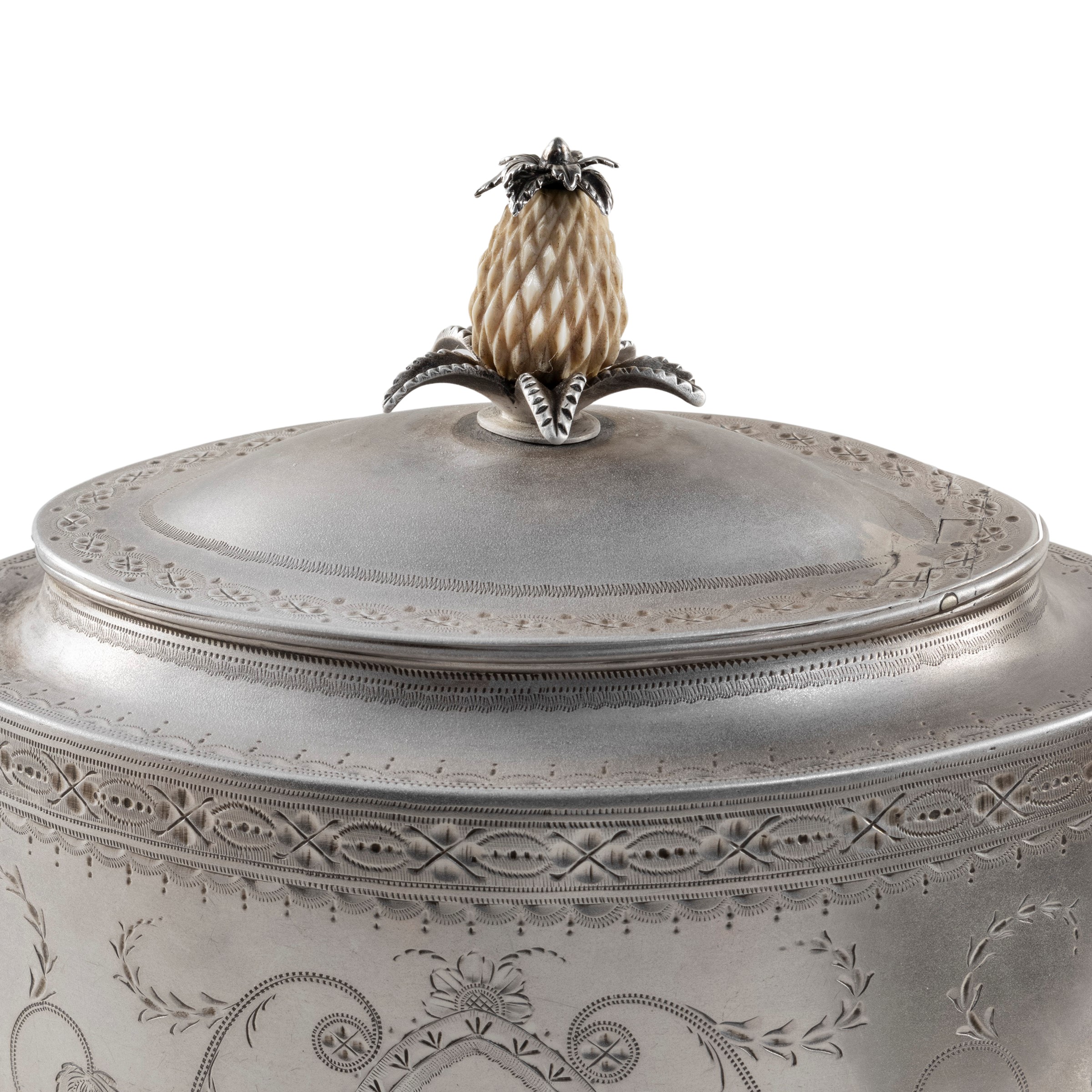 Teiera in argento, Londra, periodo di Giorgio III (1791)