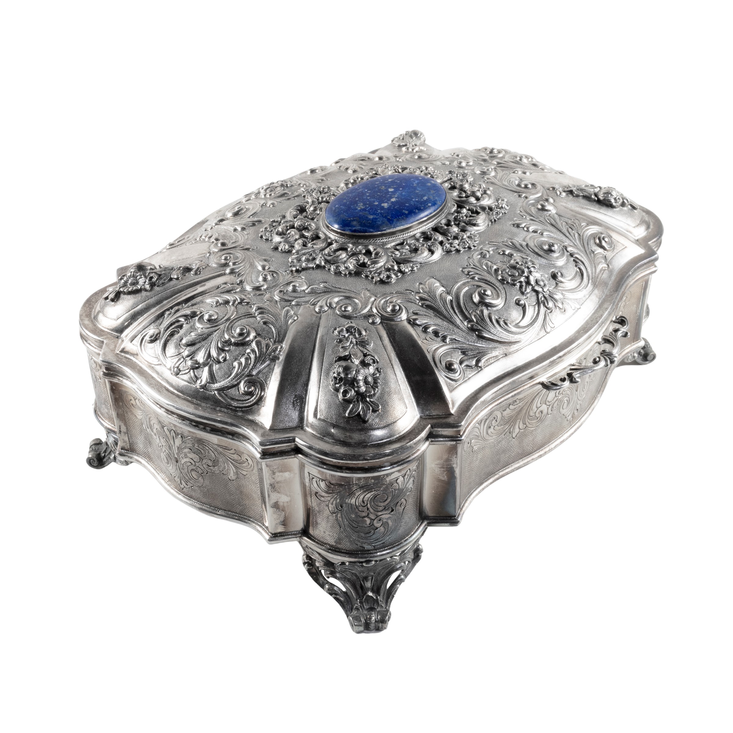 Grande Cofanetto in Argento e Vermeil