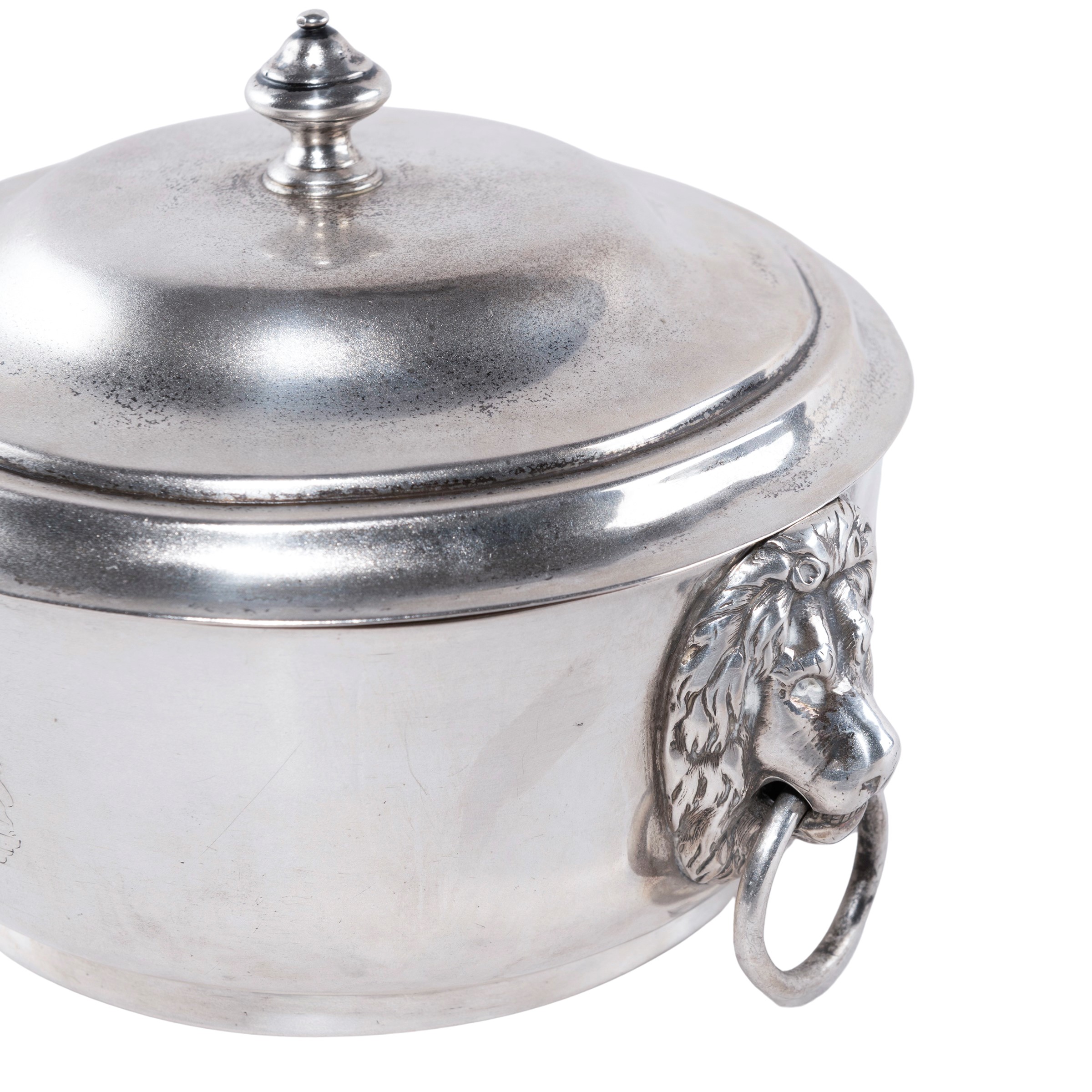 Coppia di Legumiere in Argento con Presentoire