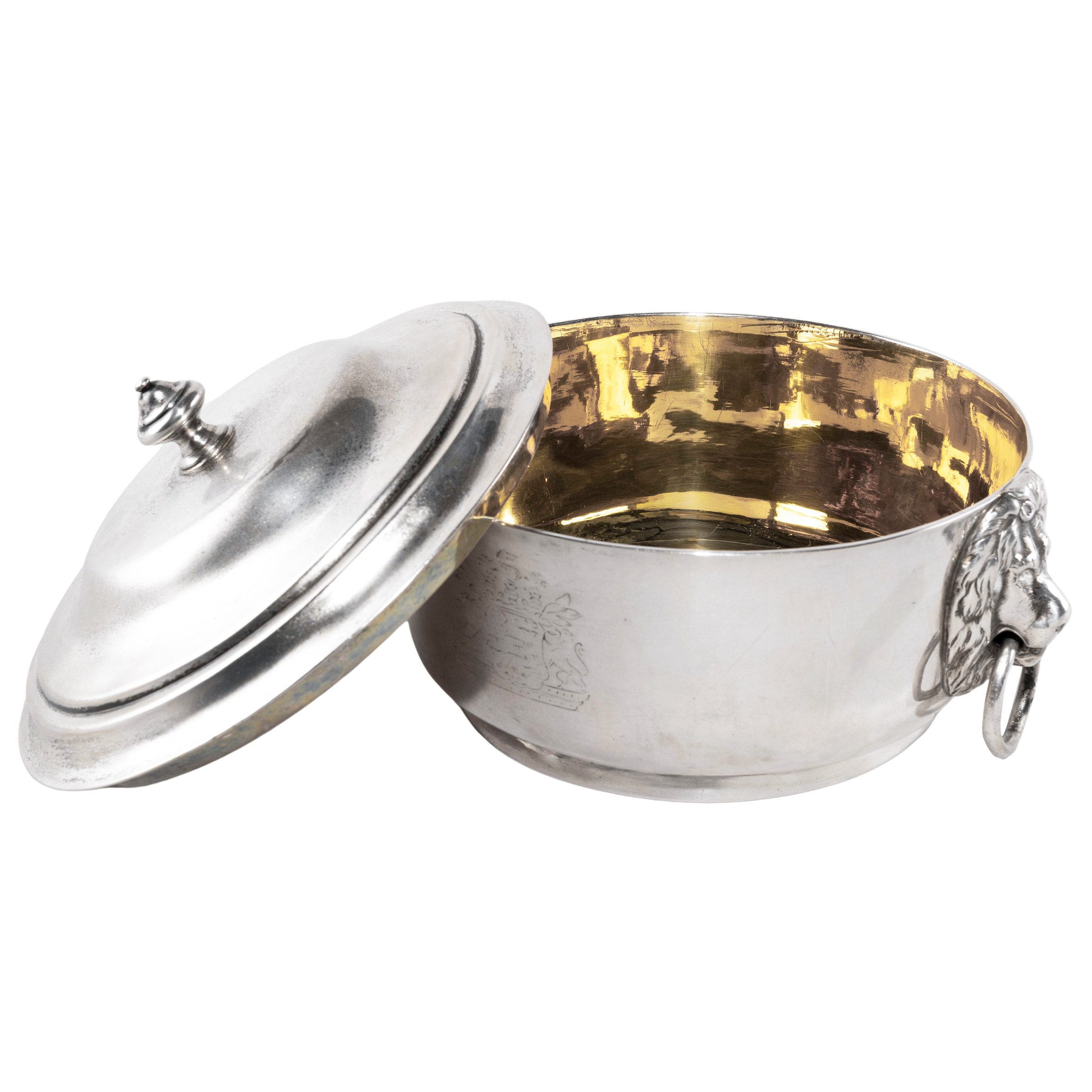 Coppia di Legumiere in Argento con Presentoire