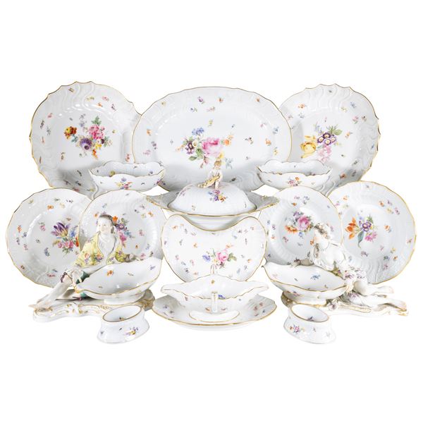 Meissen, part of tableware service (80)