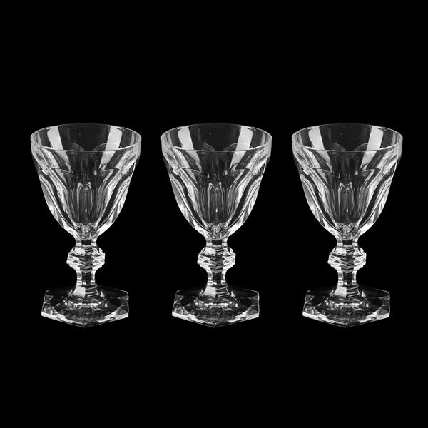 Baccarat, set of 24 stemware glasses