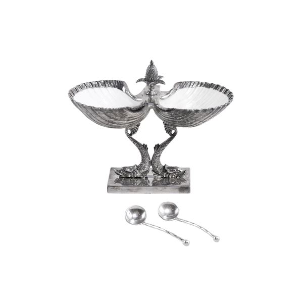 Silver salt cellar