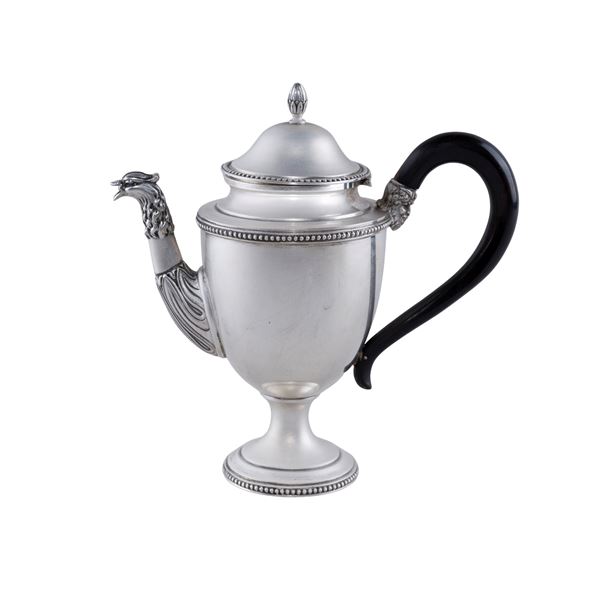 Silver egoiste coffee pot
