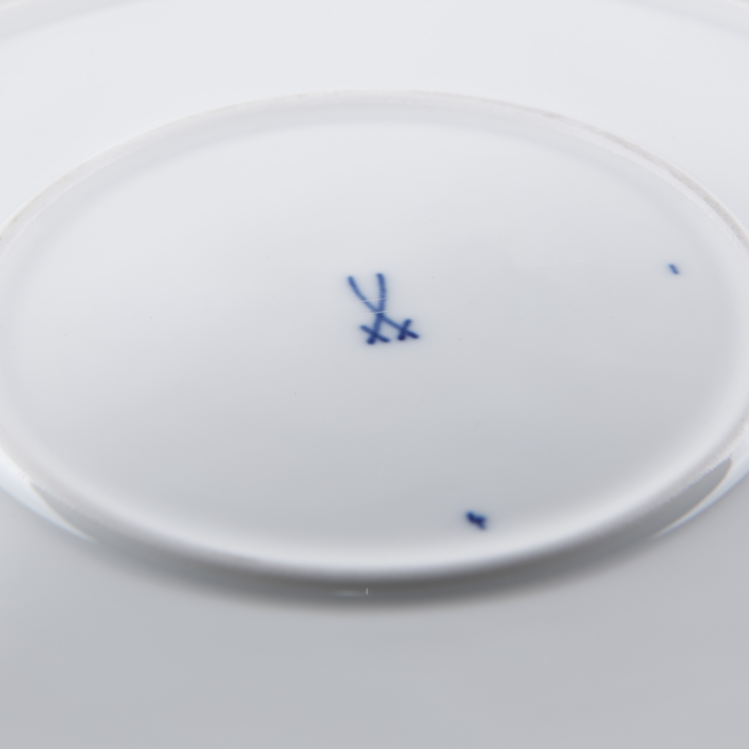 Meissen, Piatto Sottovaso in Porcellana