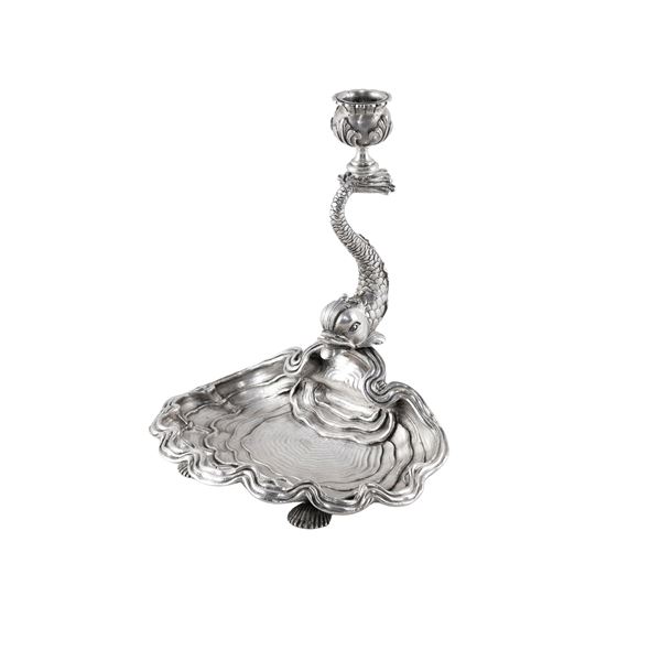 Silver candlestick