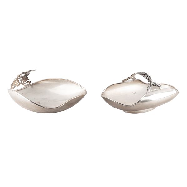 Two silver baskets