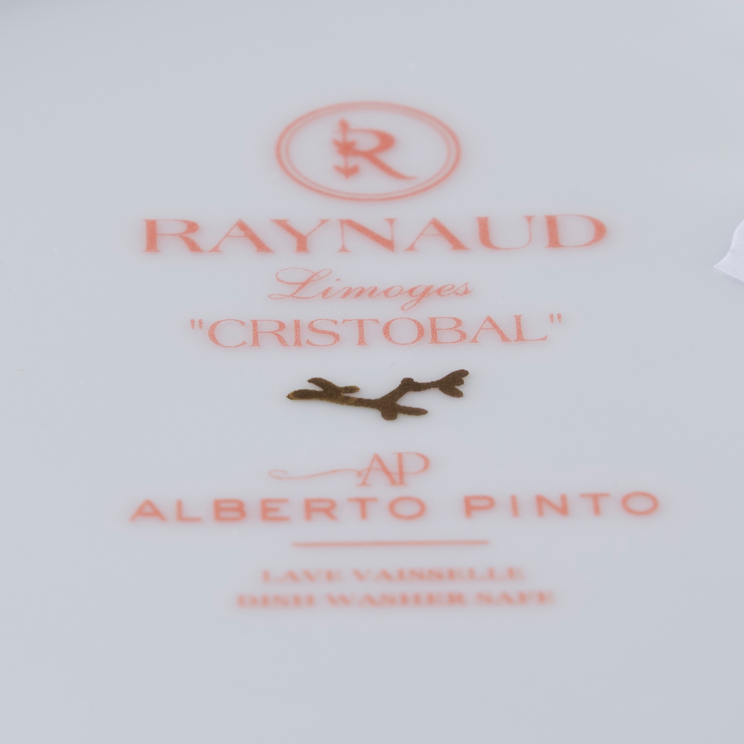 Alberto Pinto, Prod. Raynaud Limoges, Servizio da Tavola (133)