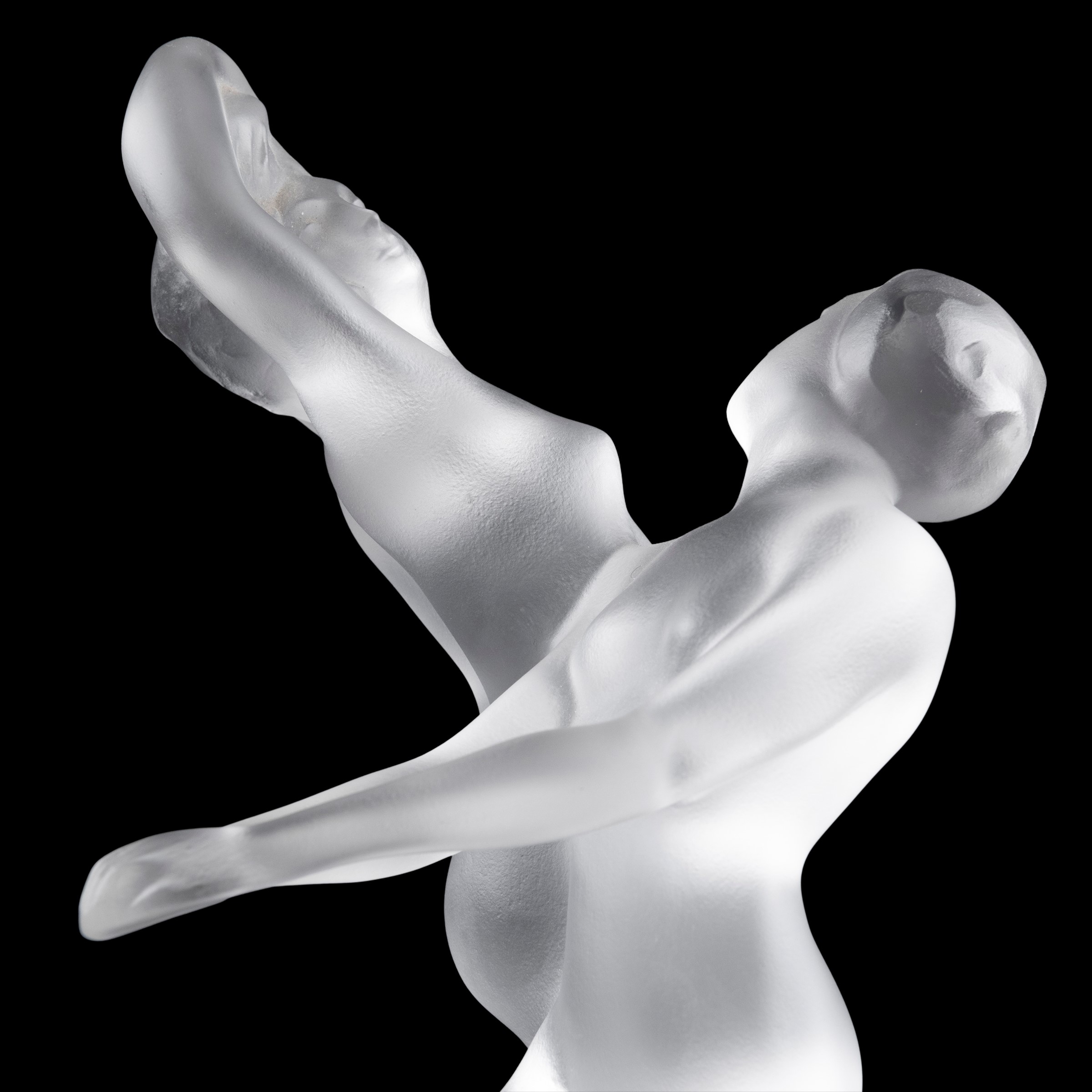 Lalique, Scultura in Vetro e Cristallo Trasparente