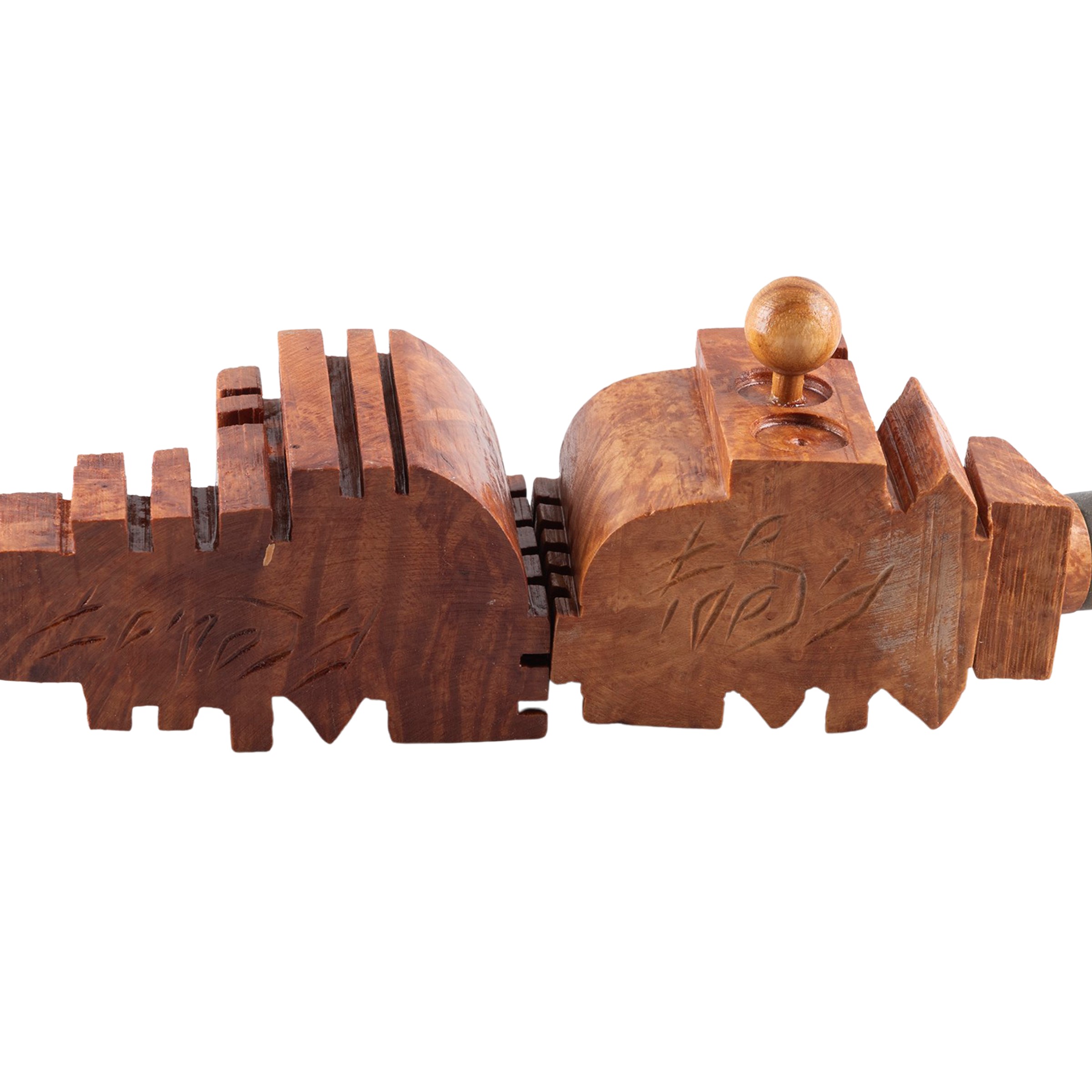 Ferdinando Codognotto - Pipe, scultura in legno firmata e datata (2007)