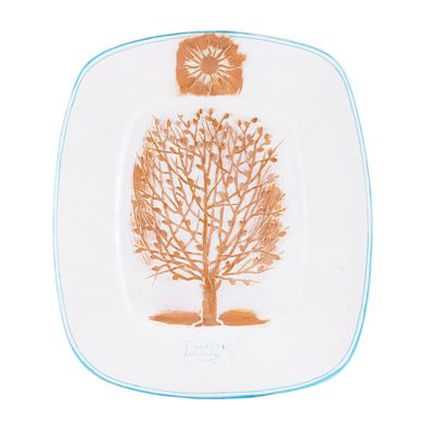 Albero, ceramica modellata e smaltata (1994)