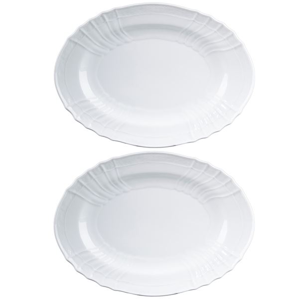 Richard Ginori, pair of oval serving plates