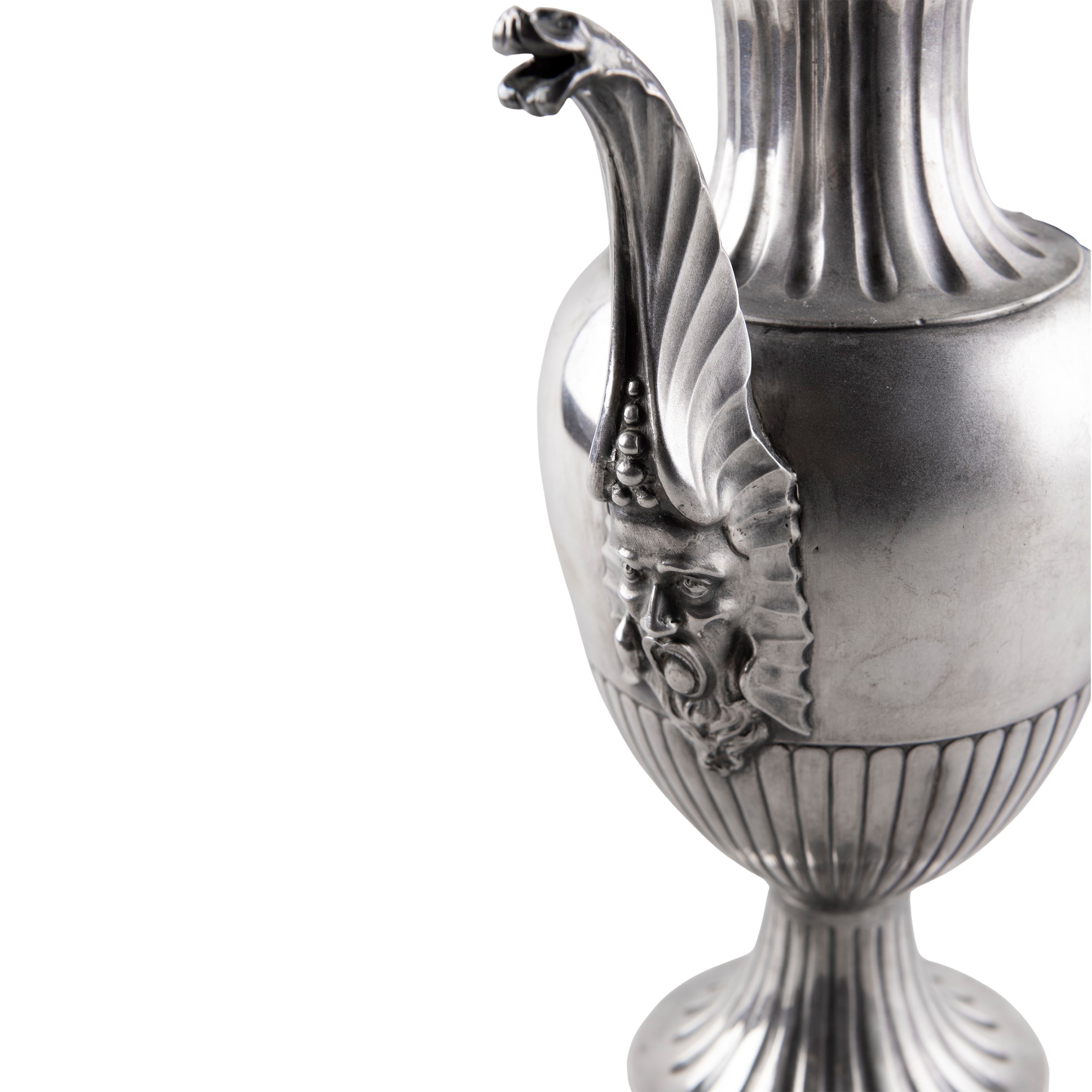 F. S. (orafo), Caffettiera in argento, Roma, Stato Pontificio, primo quarto del XIX secolo