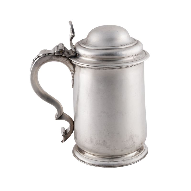 Tankard in argento, Londra 1735