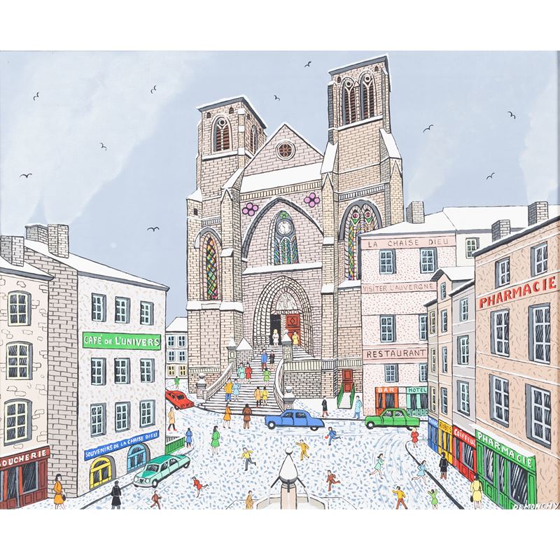 André Demonchy - "L'abbaye Saint-robert, la Chaise Dieu, L'auvergne"