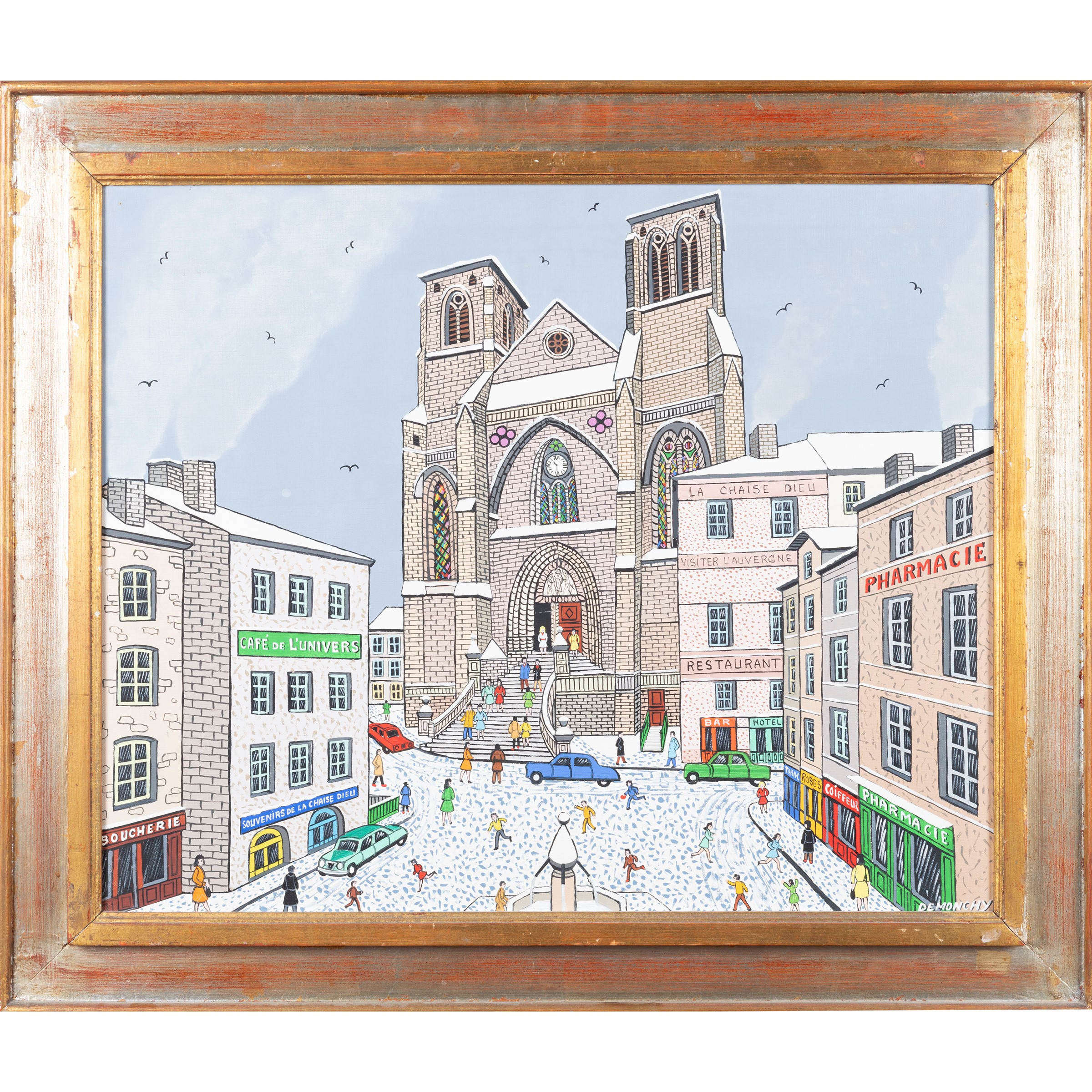 André Demonchy - "L'abbaye Saint-robert, la Chaise Dieu, L'auvergne"