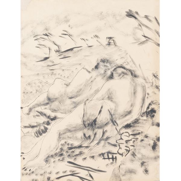 Angelo Savelli - "Figure nel paesaggio"