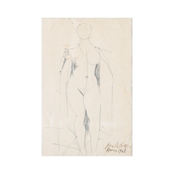 Pericle Fazzini - "Nudo in piedi"