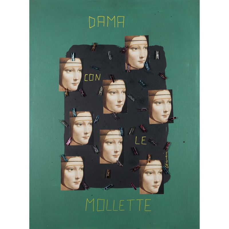 Claudio Francia - Dama con le mollette