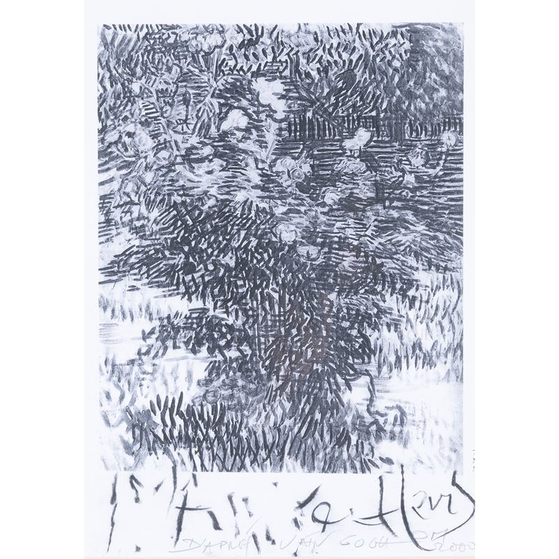 Martino Oberto - D’après Van Gogh (carboncino su stampa al computer)
